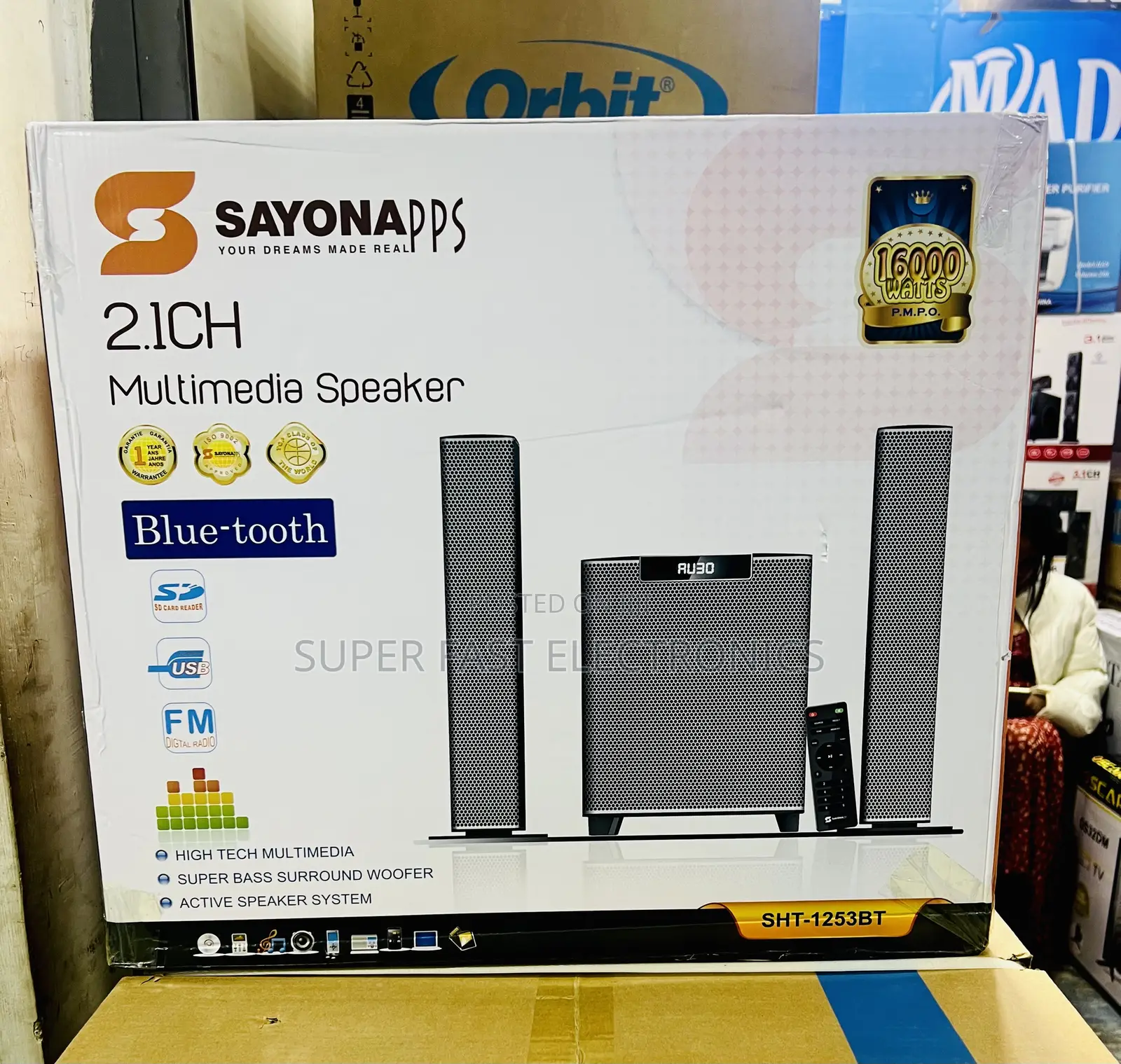 Sayona 2.1ch Multimedia Speaker System