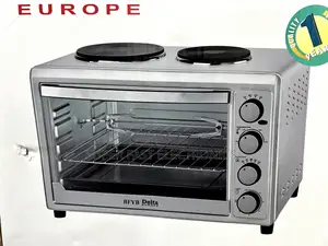 Delta Mini Oven 48liter Europe Bfyb Electric Oven With Dual Hotplates
