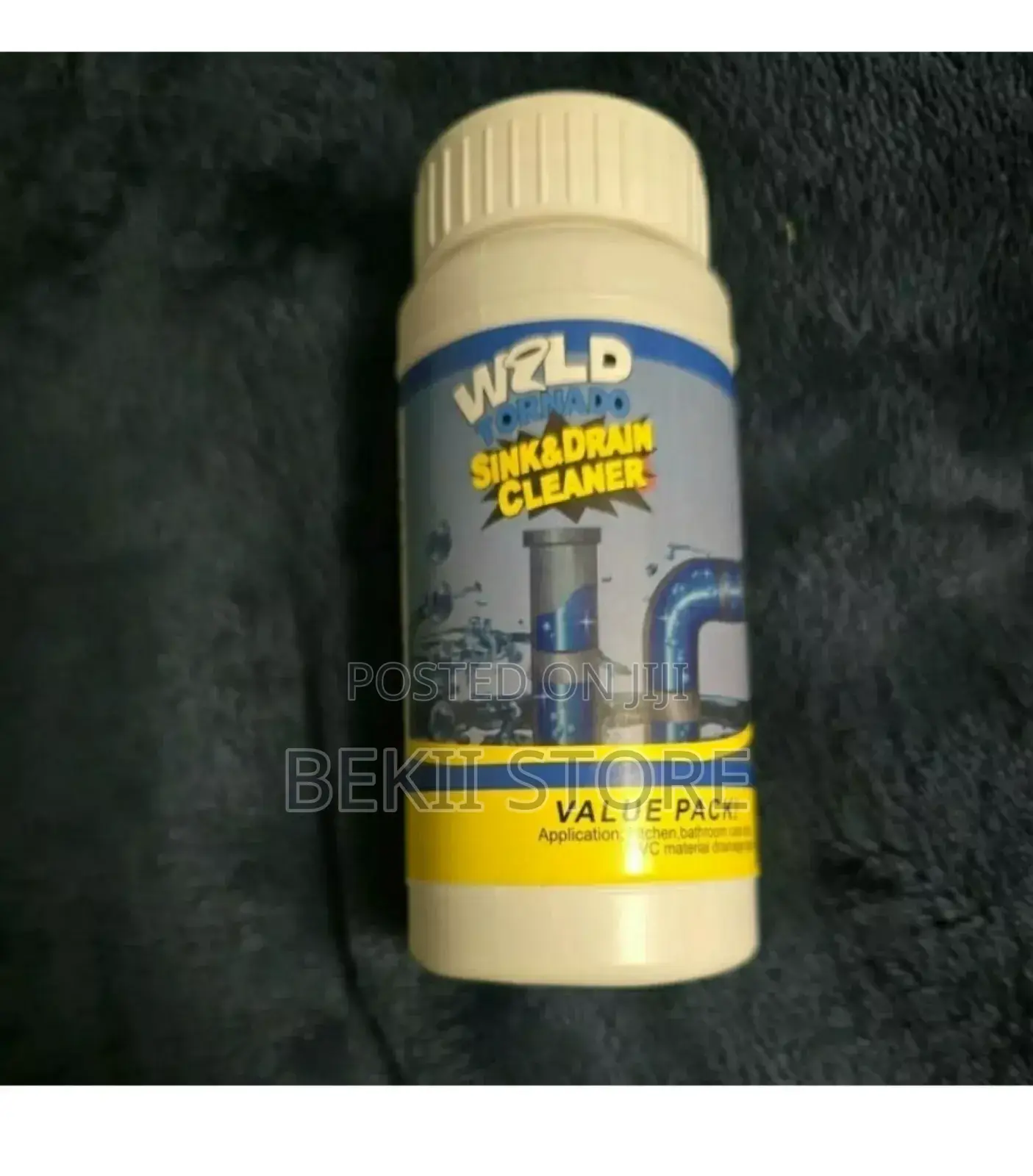 የፈሳሽ መተላለፊያ ቱቦ ማፅጃ Wild Tornado Sink Cleaner Power Full Pipe Unblocker