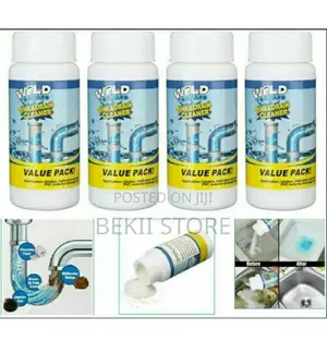 የፈሳሽ መተላለፊያ ቱቦ ማፅጃ Wild Tornado Sink Cleaner Power Full Pipe Unblocker