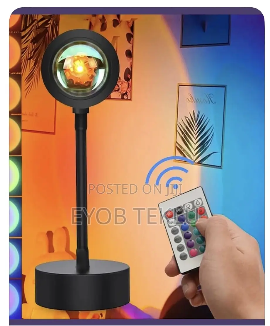 Led Projecters Night Light Sun Set Lamp Rgb Led Corner Light