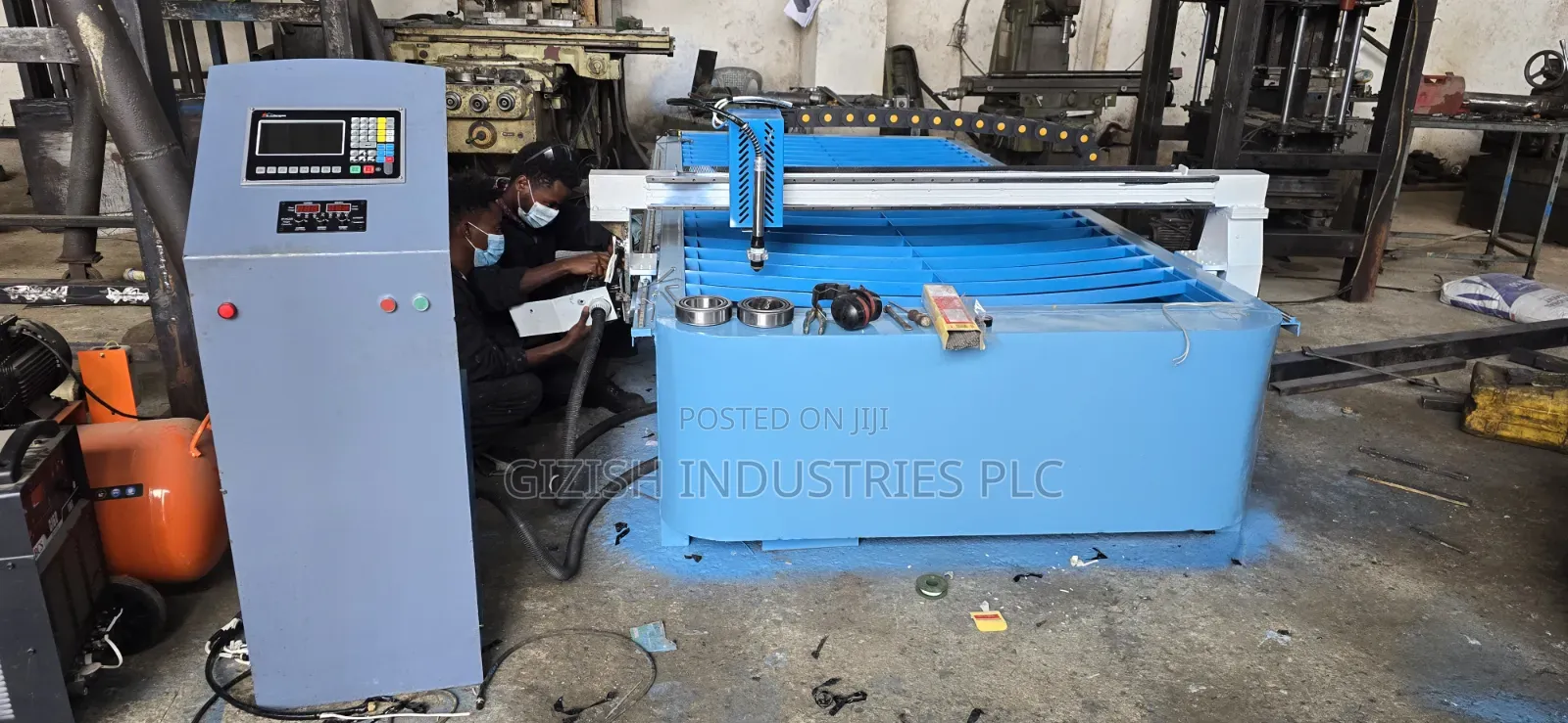 CNC Plasma Machine (የላሜራ መቁረጫ ሲኤንሲ)