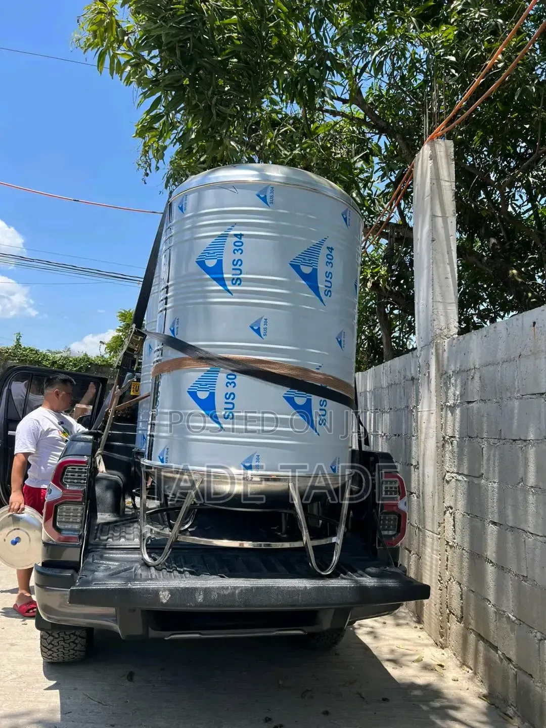 Mohammed And Ahmed Stianless Steel Roto Water Tanker