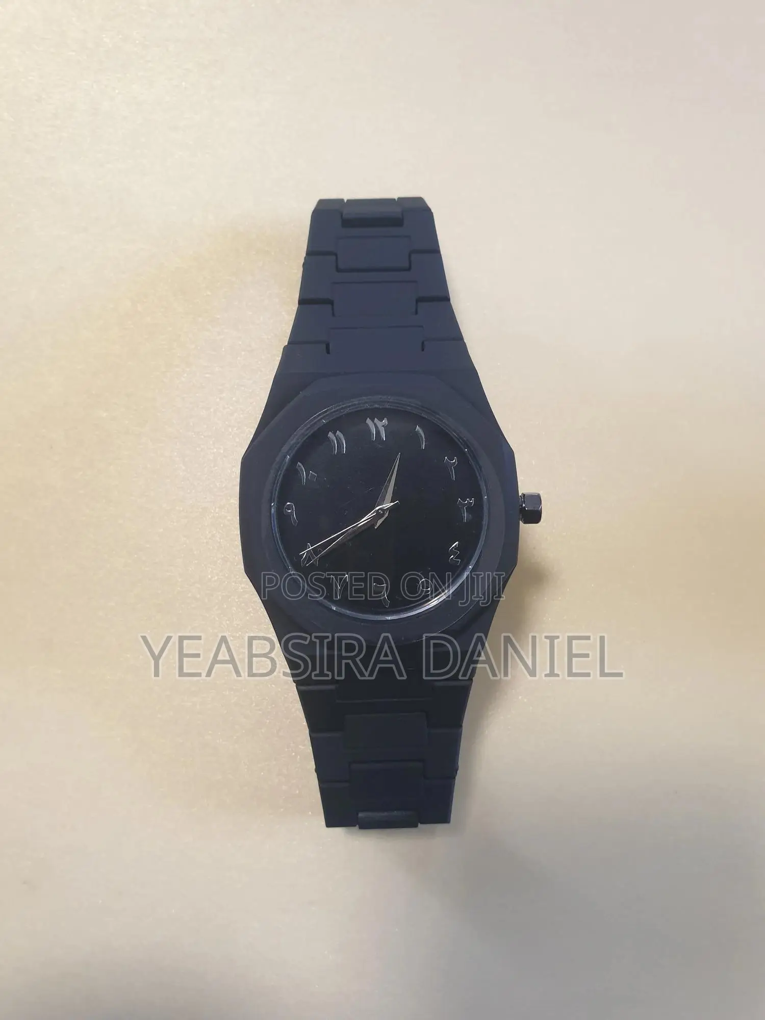 Arabic Watch With Silver Number