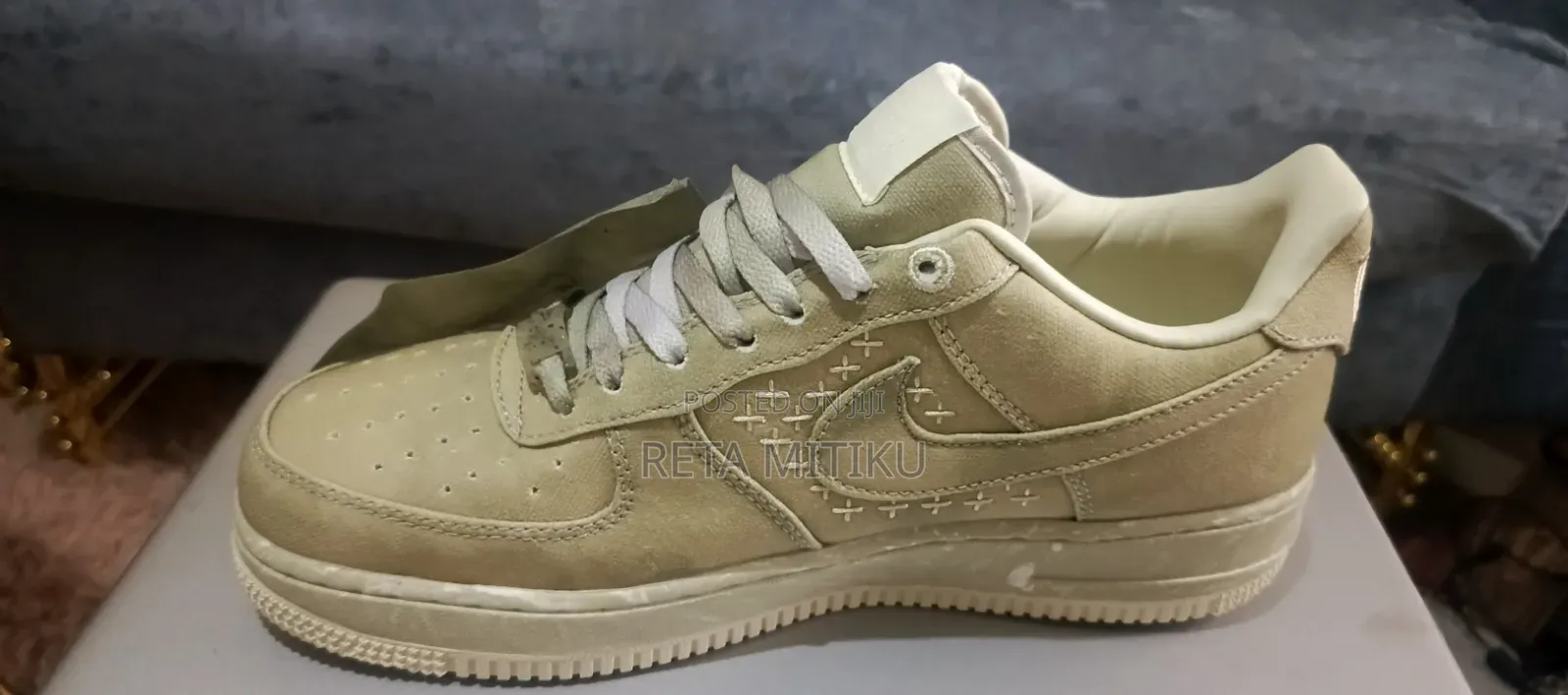 Nike Air Force 1 Low 'Nai-Ke' Tan Canvas.