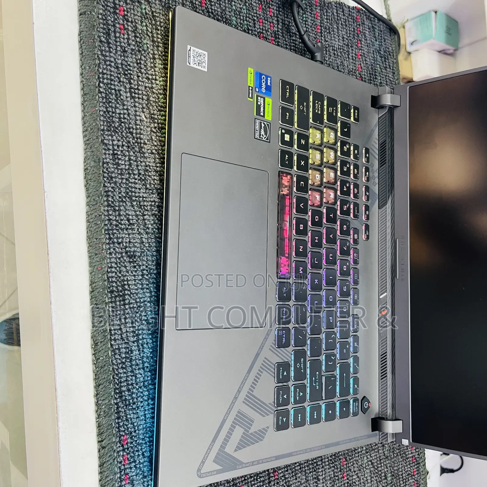New Laptop Asus ROG Strix G16 G614 16GB Intel Core i9 SSD 1T