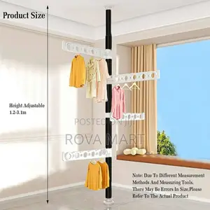 Telescopic Clothes Rack (ዘመናዊ የልብስ መስቀያ)