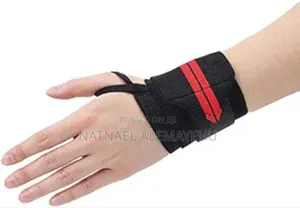 Fitness Wrist Wrap Support Powerlifting, Gymnastics, Weightlifting,