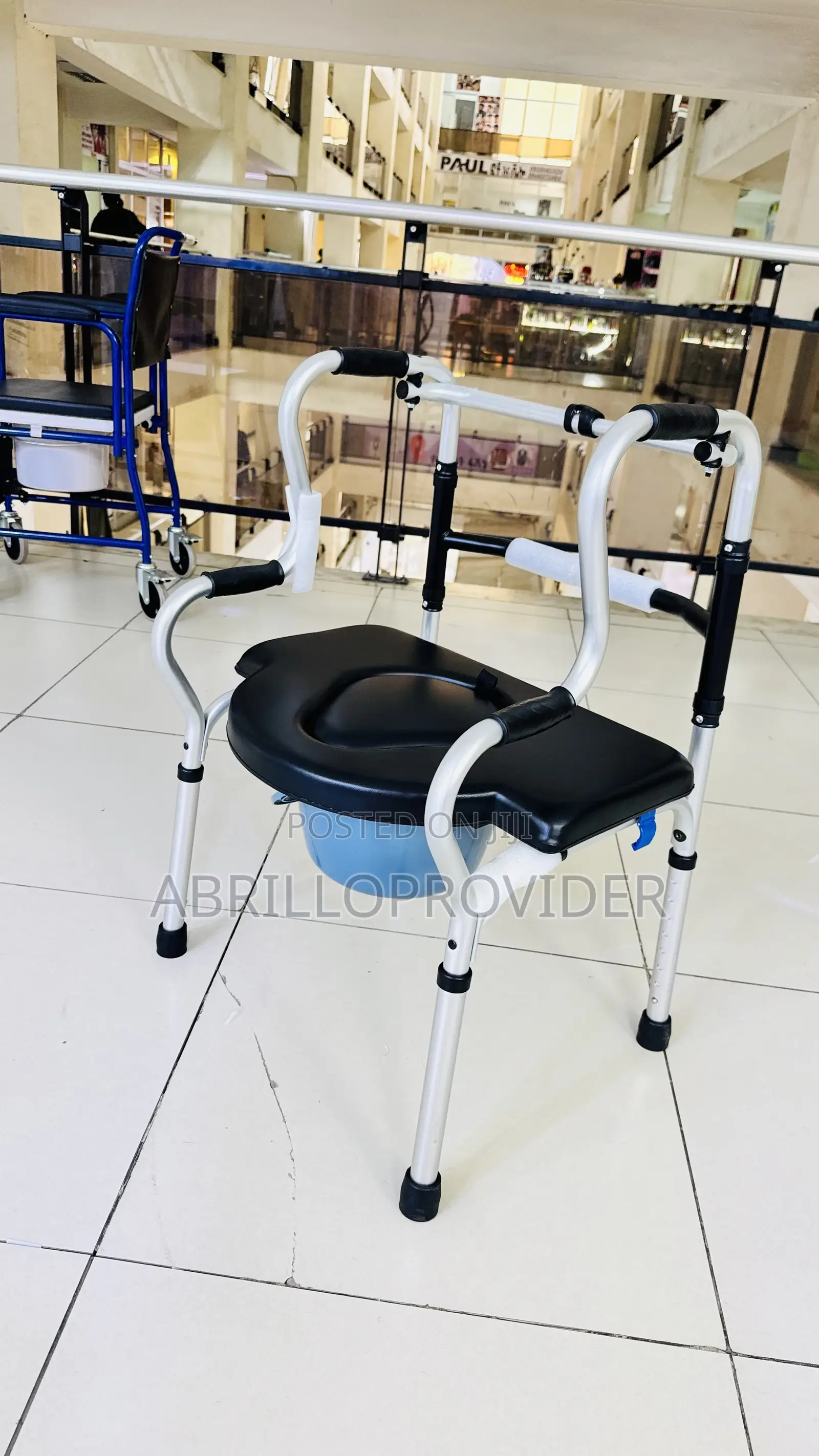 Aluminum Alloy Commode Chair for Home Use