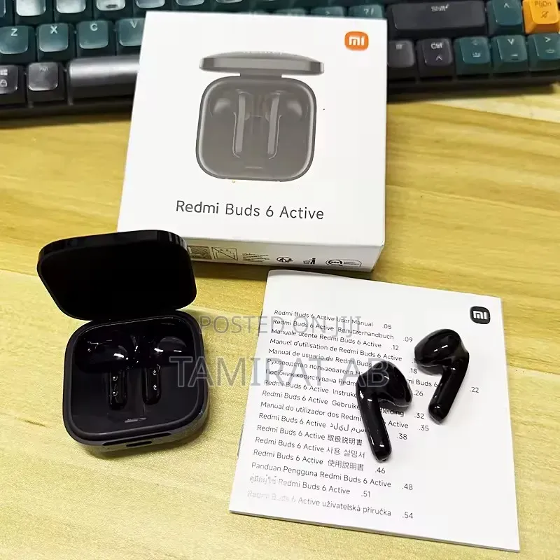 Redmi Buds 6 Active – Powerful Sound, Stylish Design!