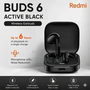 Redmi Buds 6 Active – Powerful Sound, Stylish Design!
