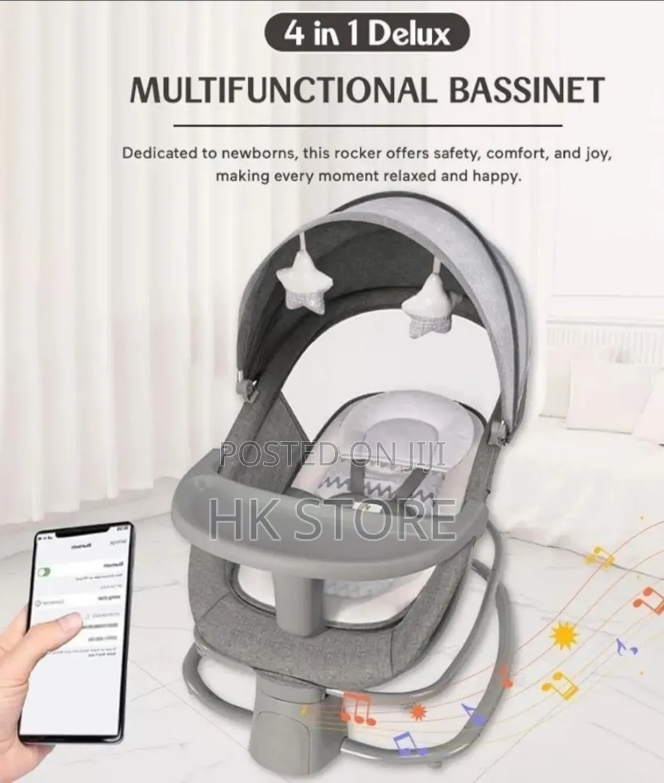Mastela 4-in-1 Baby Rocker Bouncer