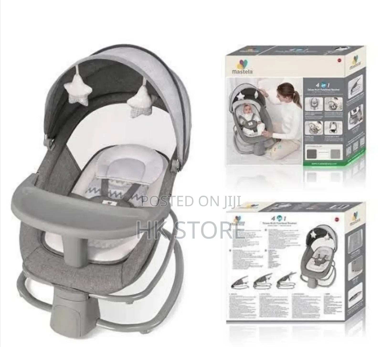 Mastela 4-in-1 Baby Rocker Bouncer