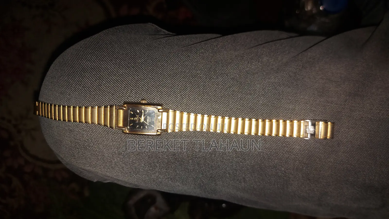 Swiss Gold Plated Watch