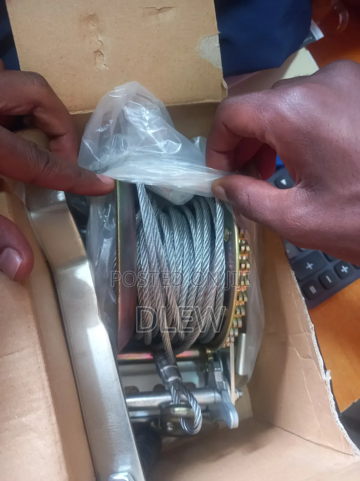 Manwal Gear Winch