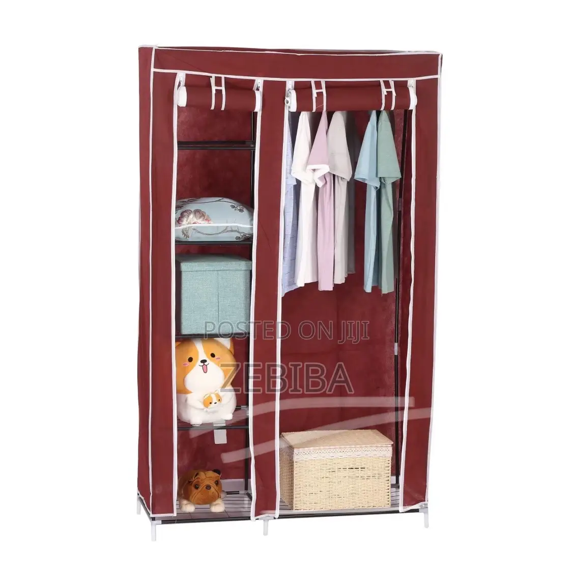 Clothes Rail With Protective Cover