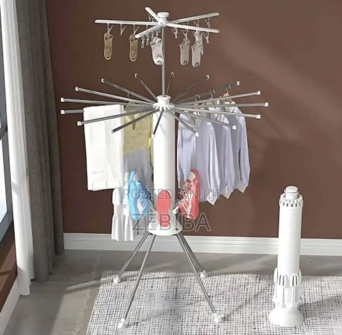 All-in-one 360° Rotating Drying Stand Portable Octopus Rack