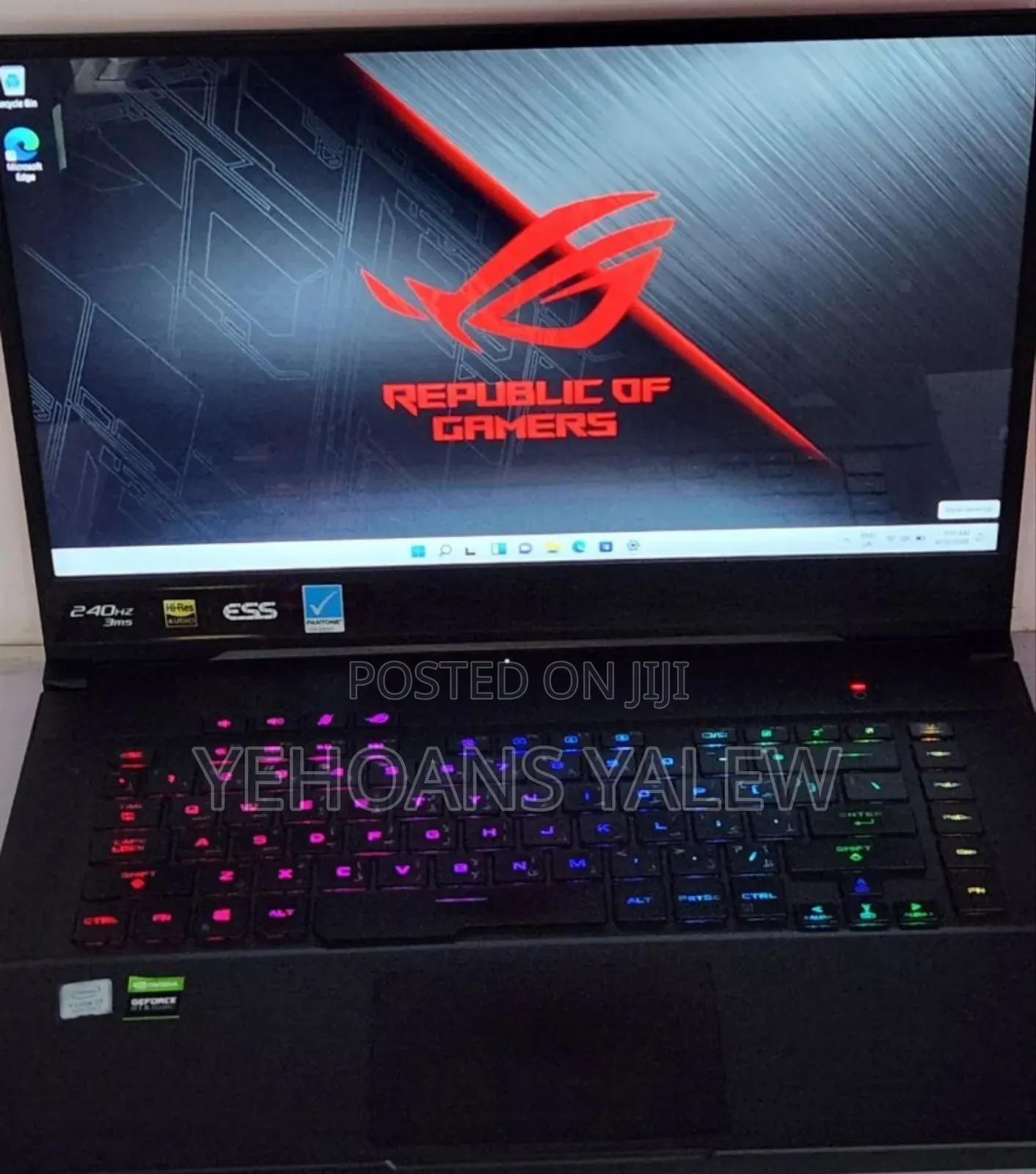 New Laptop Asus ROG Zephyrus G15 16GB Intel Core i7 SSD 512GB