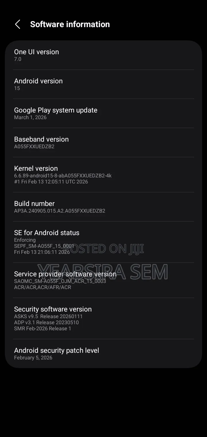Samsung Galaxy A05 64 GB Green