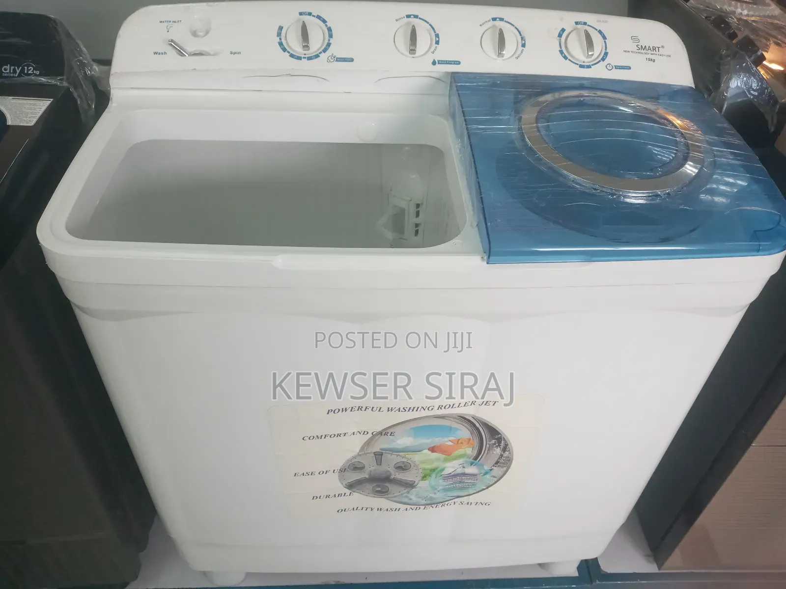 Smart 15kg Washing Machine Manual System
