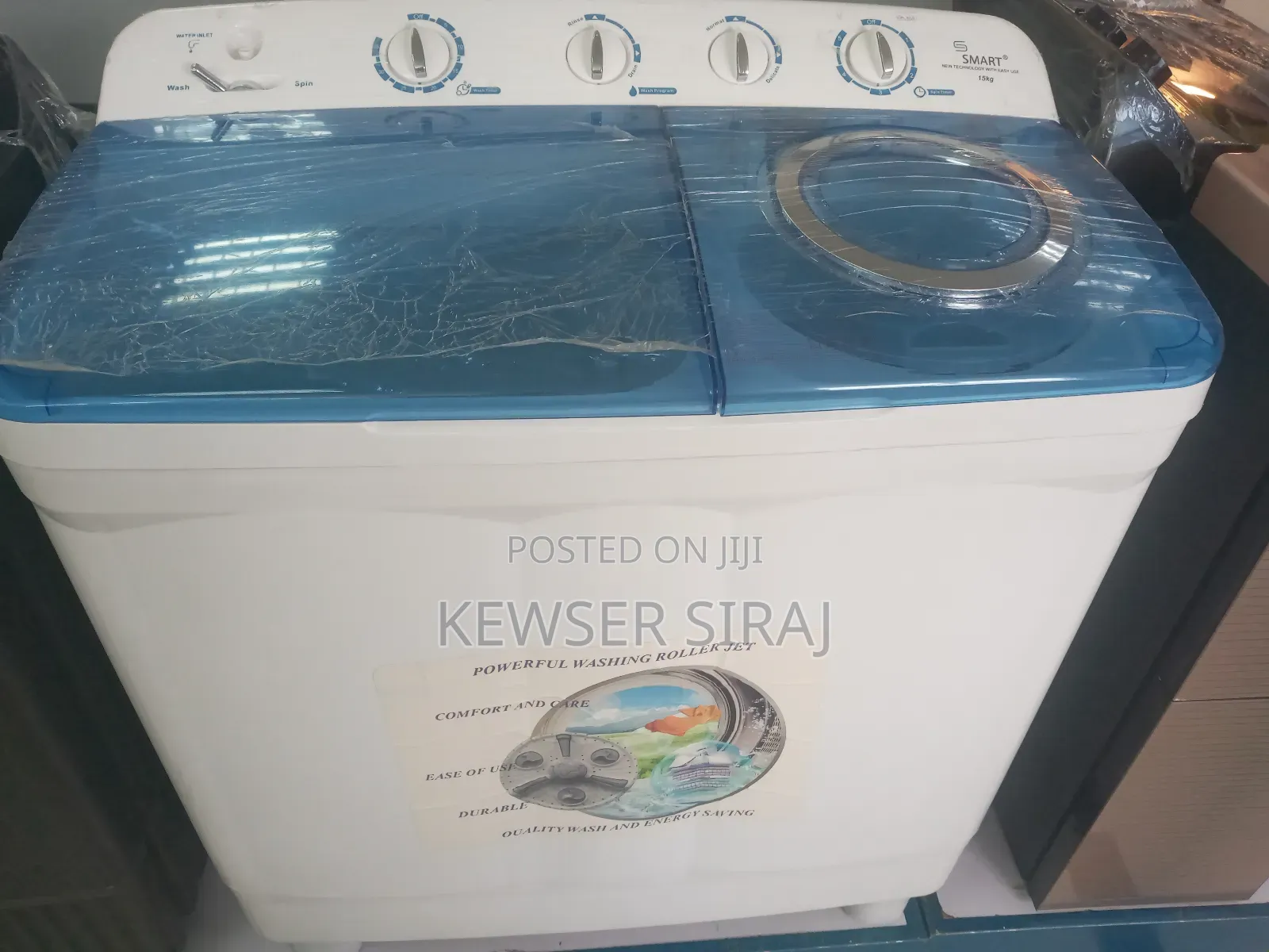 Smart 15kg Washing Machine Manual System