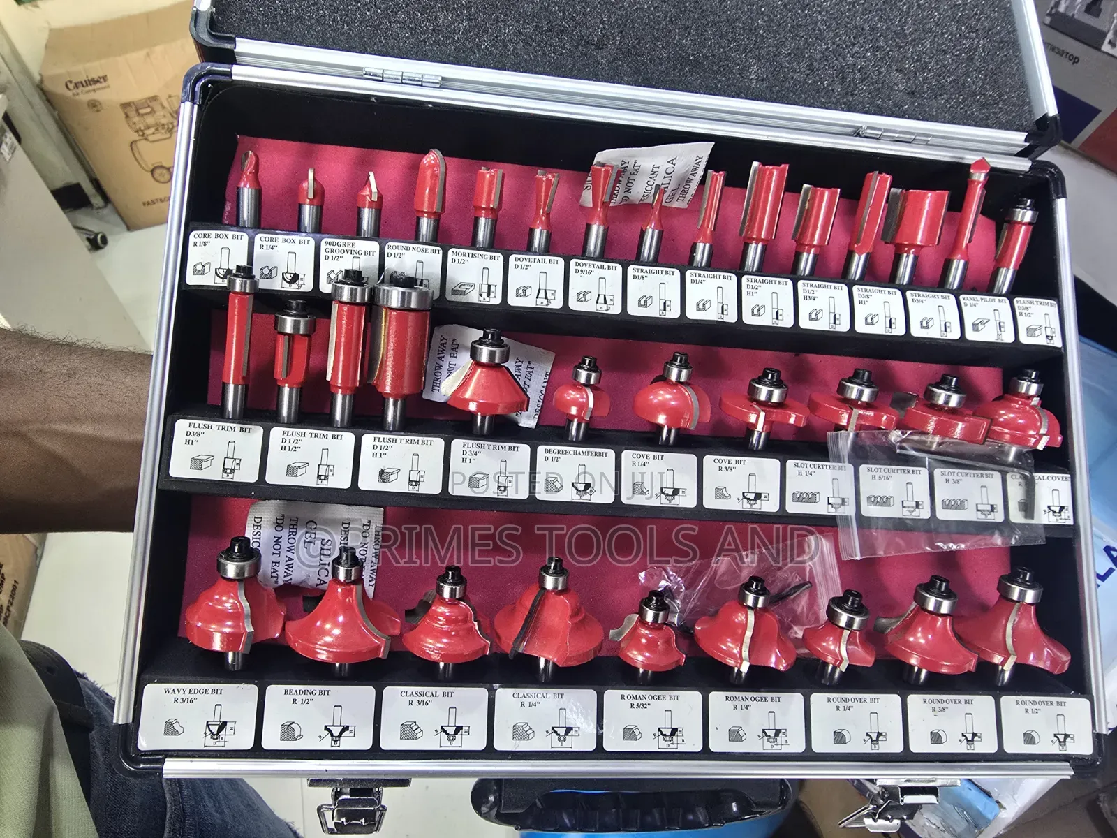 Router Bit Set 24pcs – Tungsten