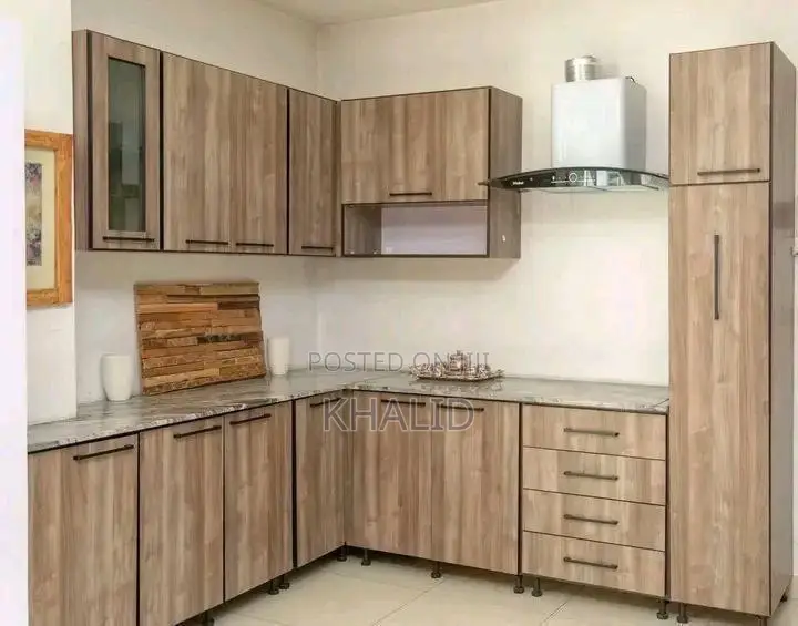Kitchen Cabinet Uv ->15,500 Birr በ ካሬ Laminate -> 12,000 በ ካሬ