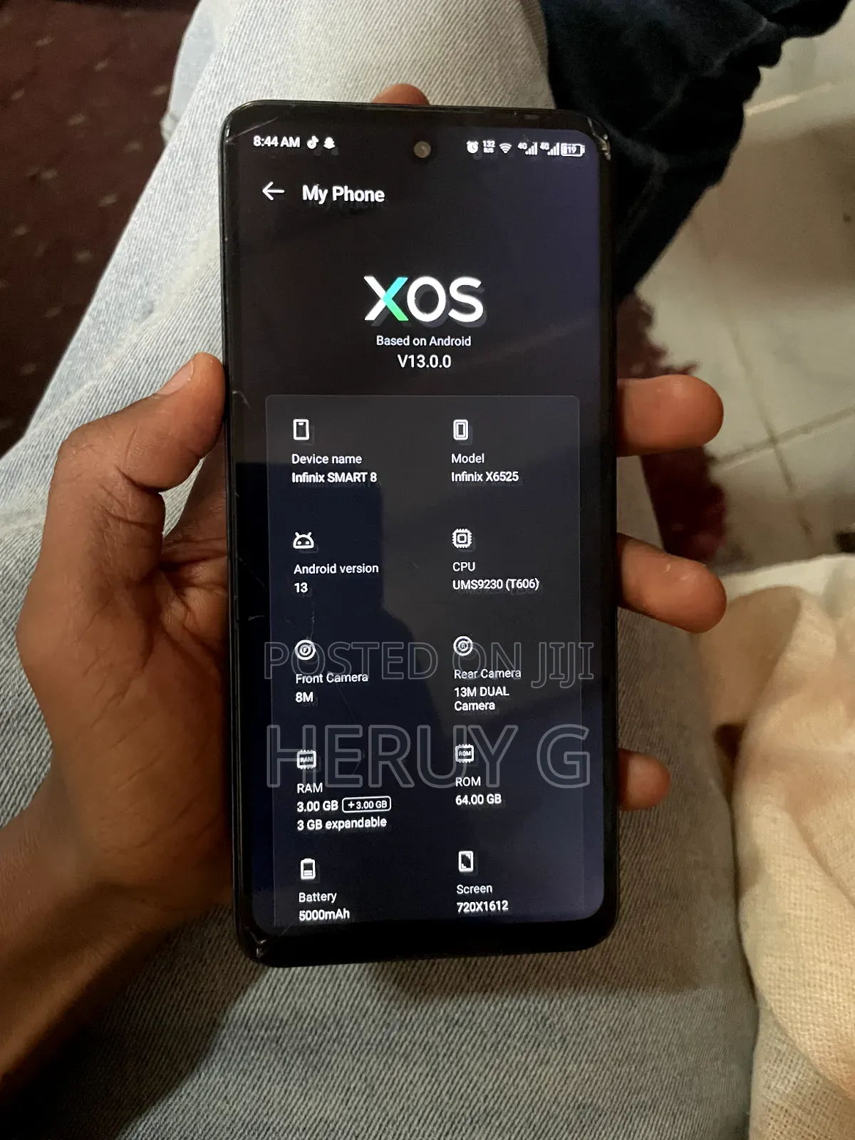 Infinix Smart 8 64 GB Blue