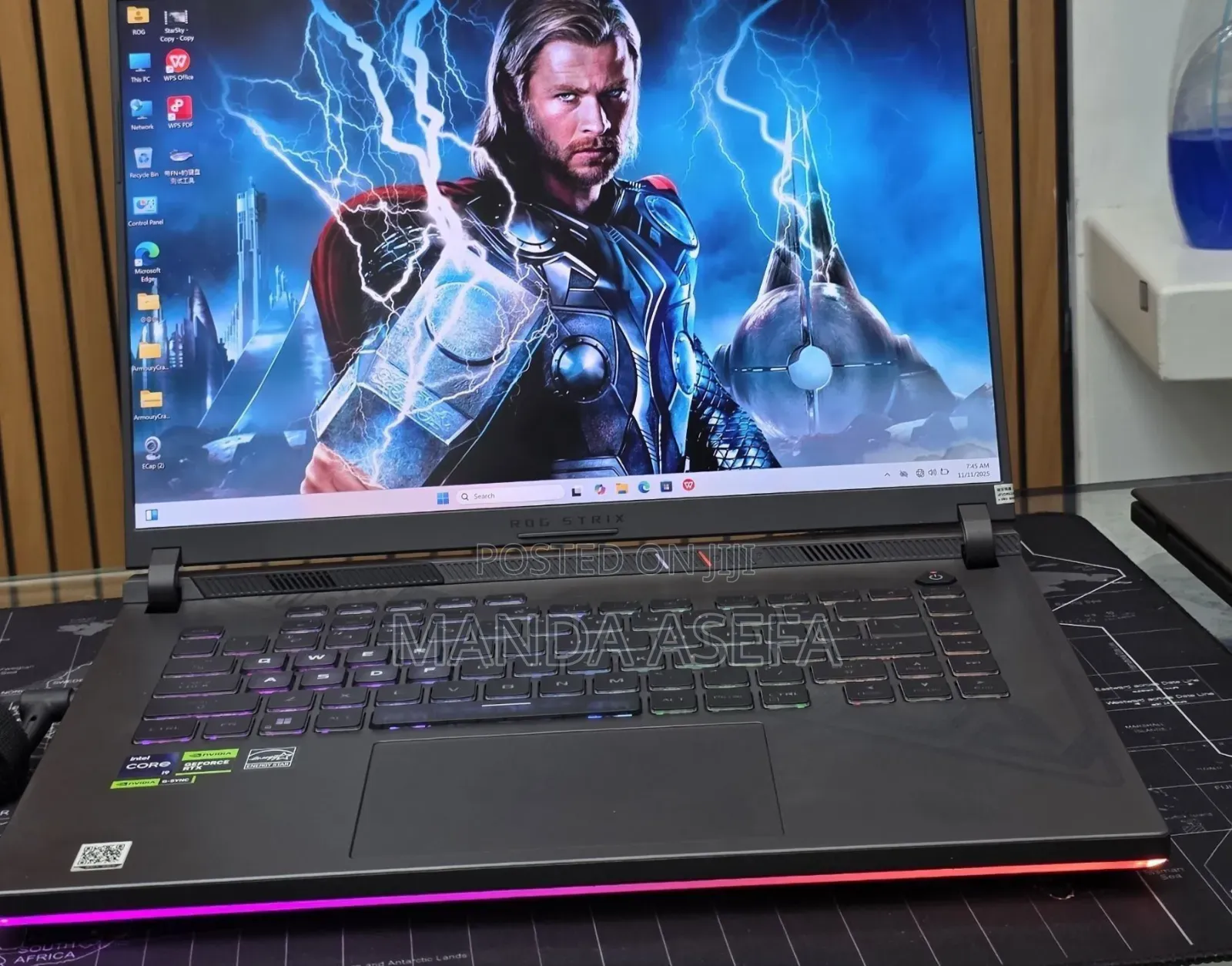 New Laptop Asus ROG Strix G16 G614 16GB Intel Core i9 SSD 1T