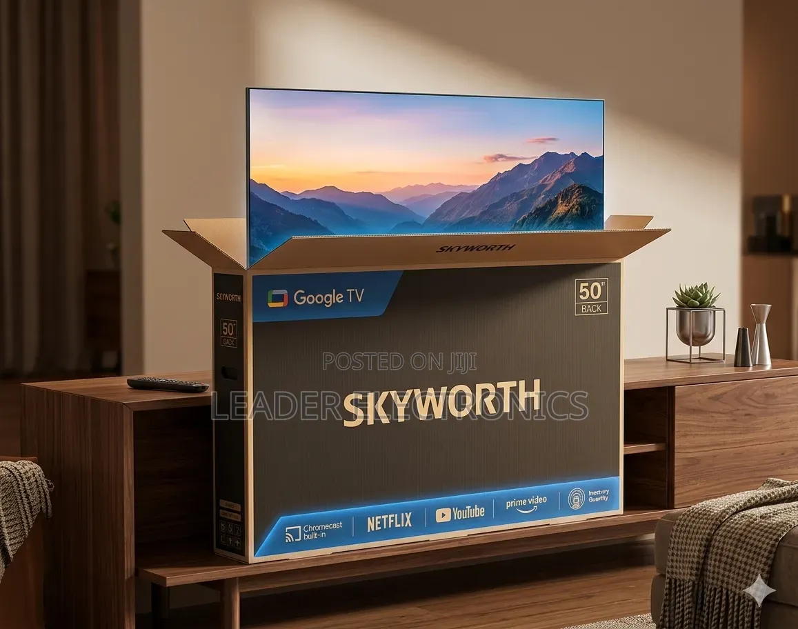 Skyworth 50" Smart Google Tv Frameless – Modern Entertainment