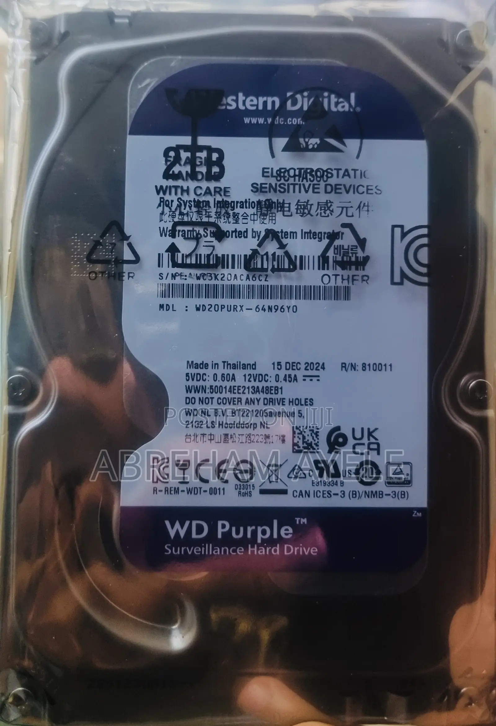Wd Purple 2tb Hard Drive