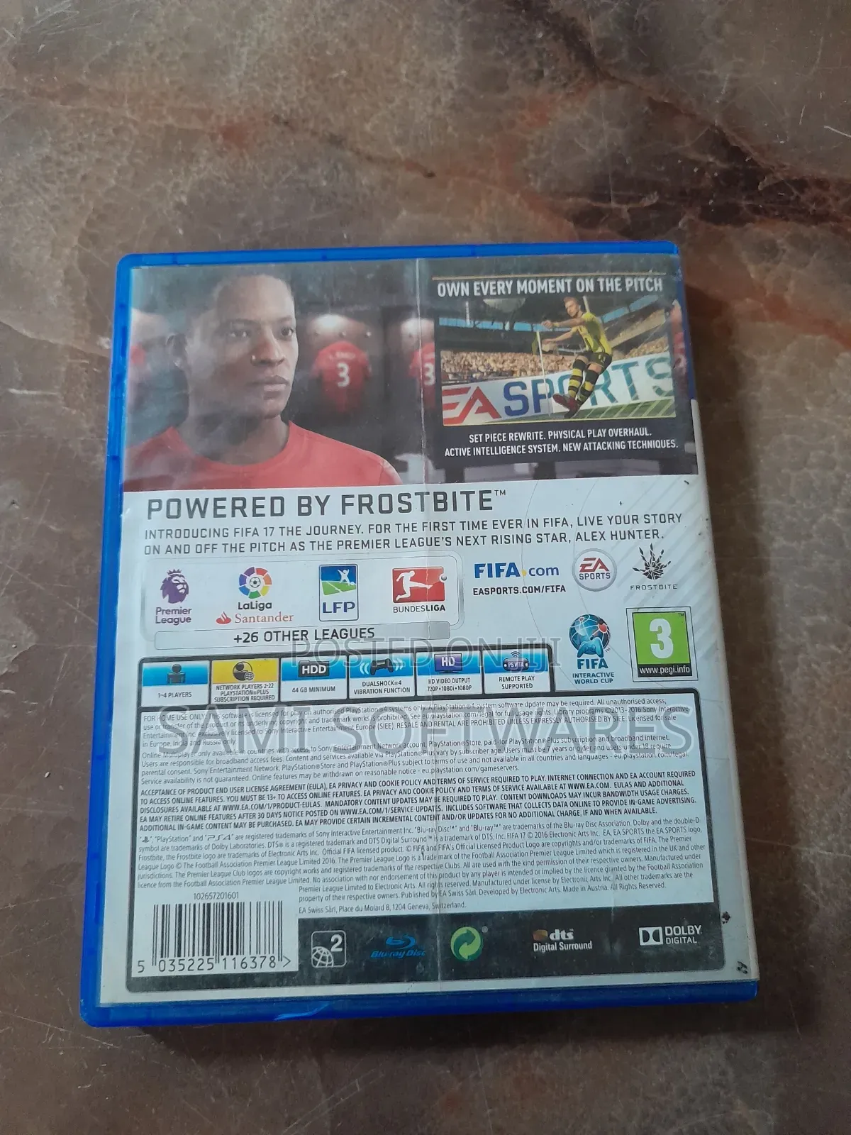 Fifa 17 Cd Ps4 Game Cd Ea Sports Fifa 17 Ps4 ፊፋ ሲዲ ጌም