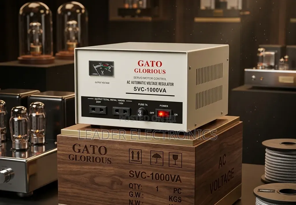 Gato Glorious Stabilizer (ሀይል መቆጣጠሪያ) 1000va – Servo Motor Control