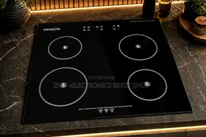 Roshan Ceramic Stove 4burner Electric Digital Touch Black Glas Cooktop