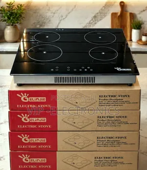 Gelinja 4 Burner Electric Ceramic Stove High Power Glass Cooktop