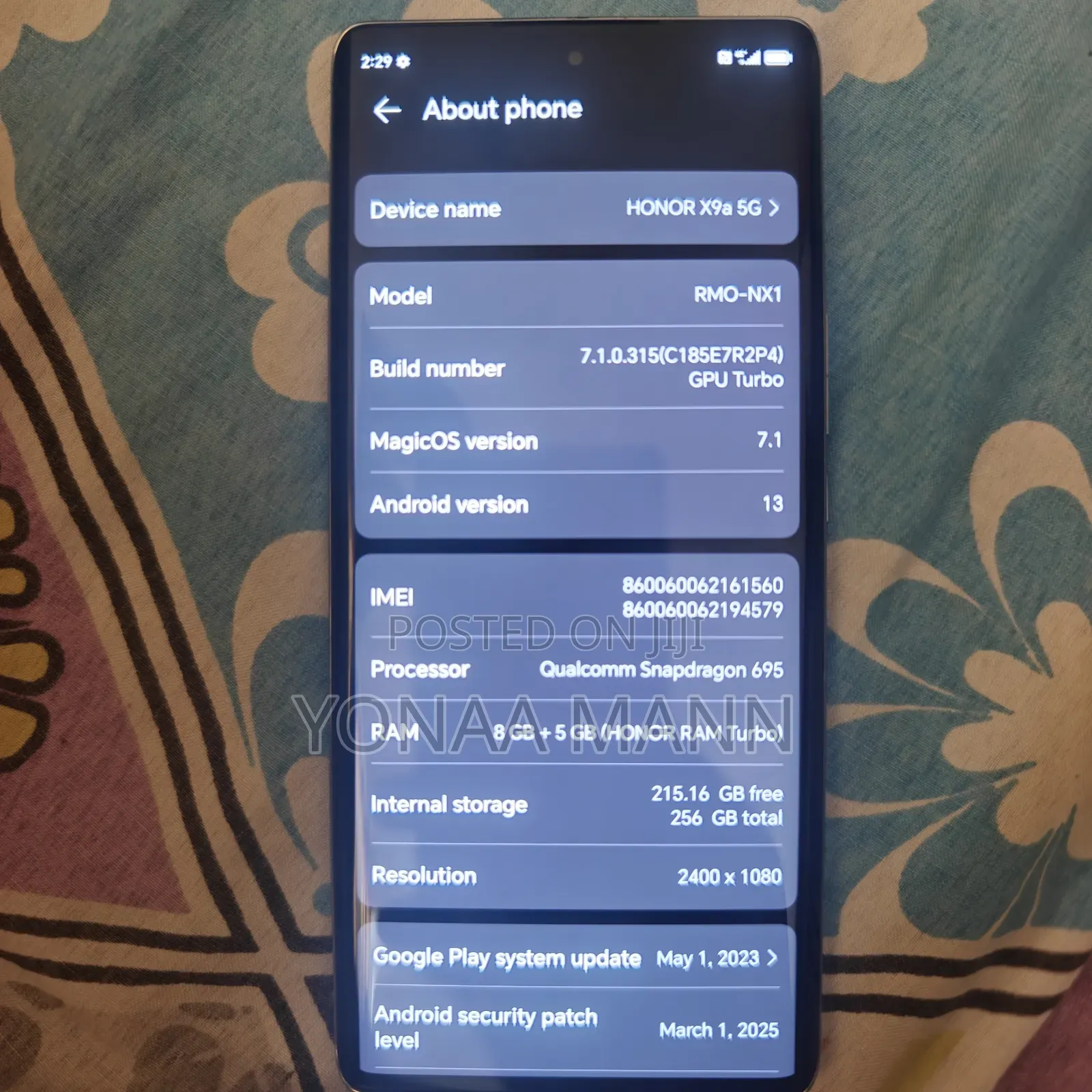 New Honor X9a 5G 256 GB