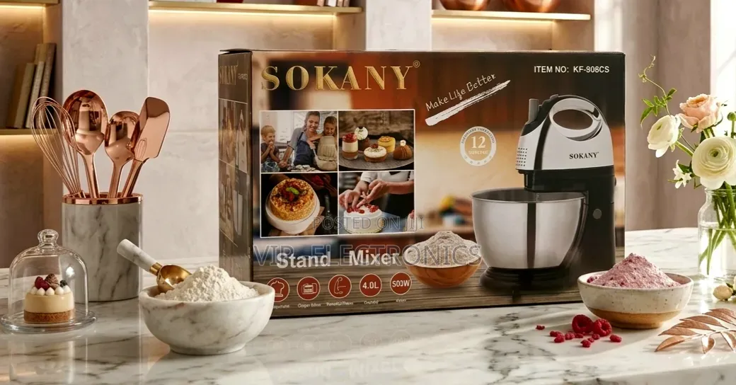 Sokany Stand Mixer 4.0l Electric Kitchen Mixer Heavy Duty Original