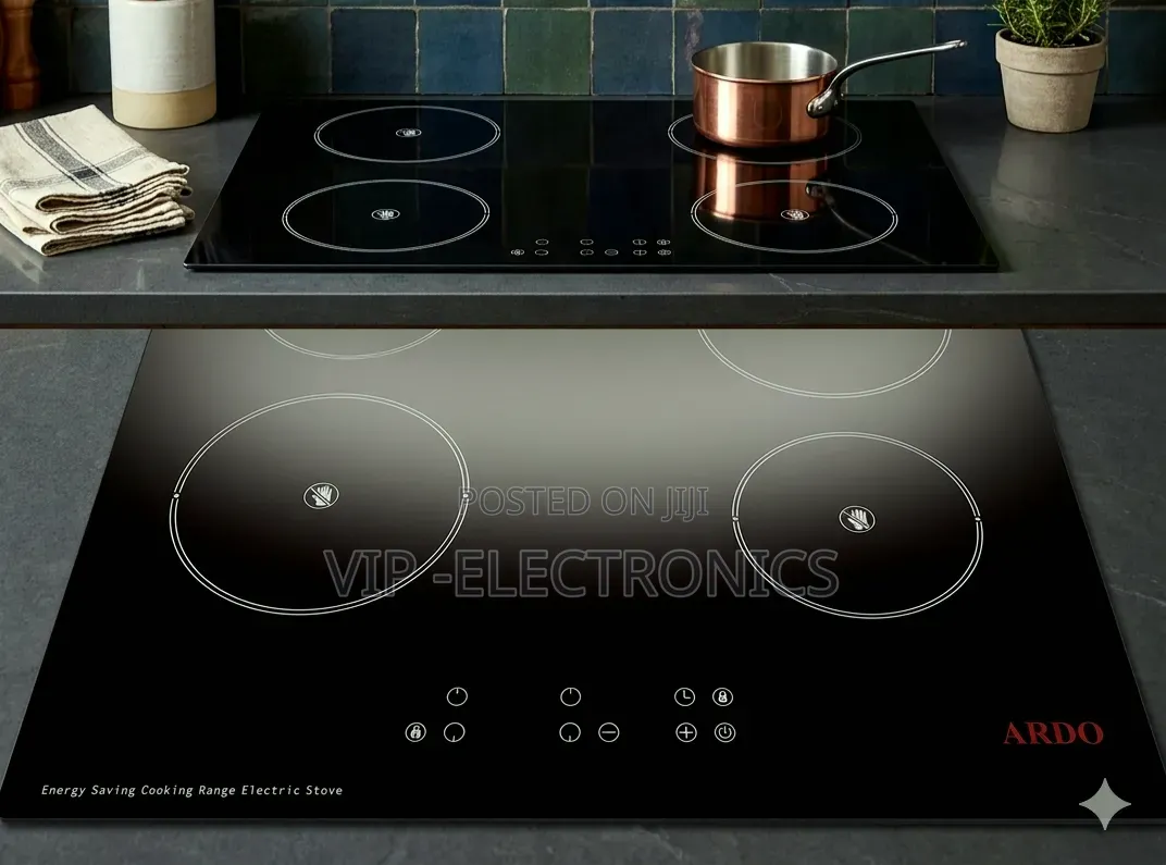 Ardo Ceramic Stove 4-Burner Glass-Top Cooktop Energy-Smart Touch Stove