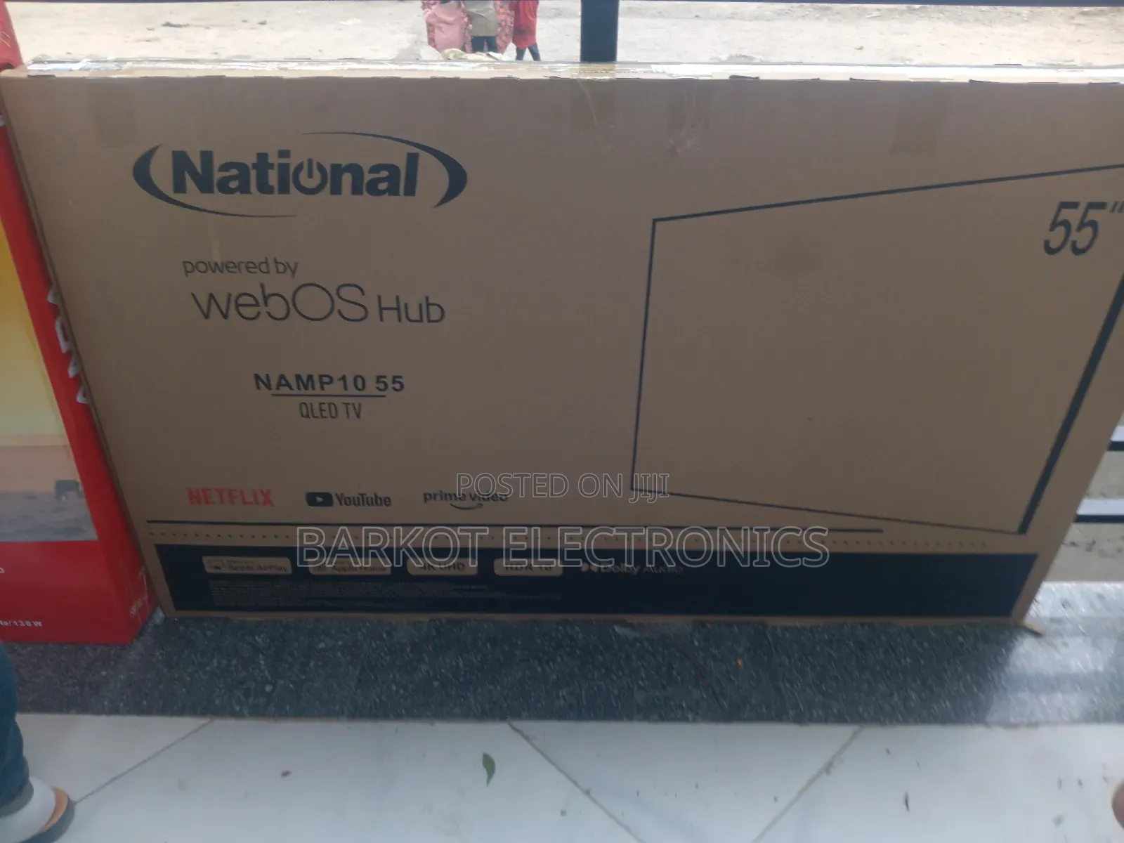 National Smart Tv 55 Inch Andraid Framless 2026 Quality Tv Hifi New