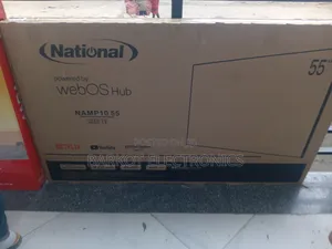 National Smart Tv 55 Inch Andraid Framless 2026 Quality Tv Hifi New