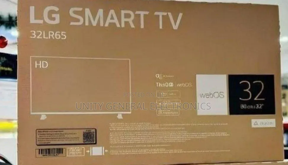 Lg 32" Smart Tv New 5 Years Warranty