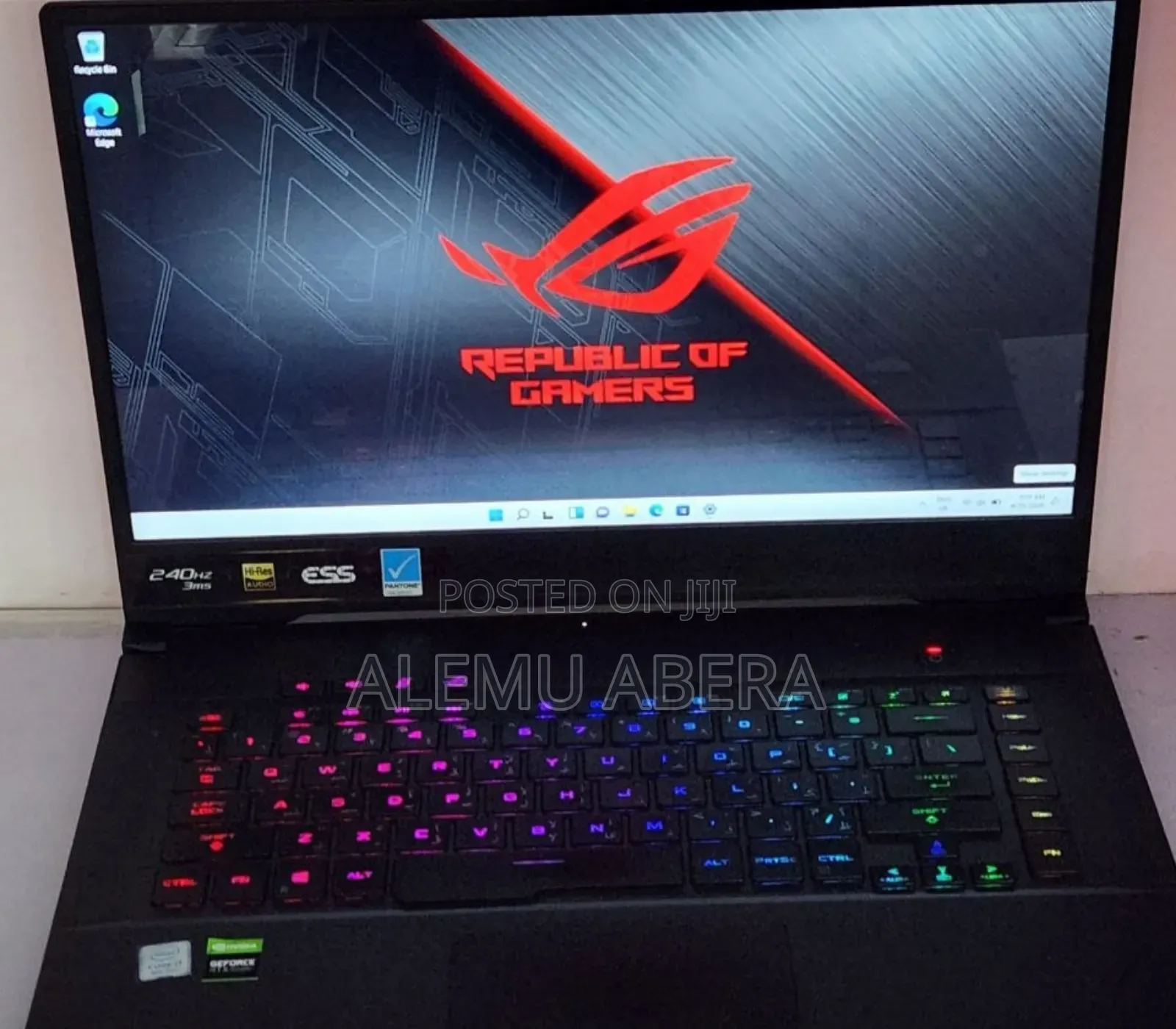New Laptop Asus ROG Zephyrus G15 16GB Intel Core i7 SSD 512GB