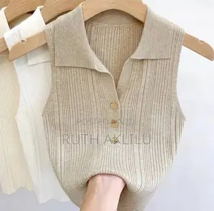 Womens Fashion Sweet and French Sleeveless Versatile