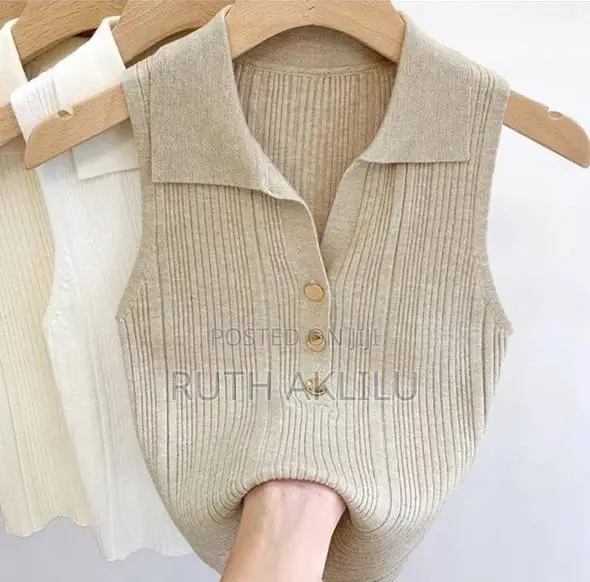 Womens Fashion Sweet and French Sleeveless Versatile