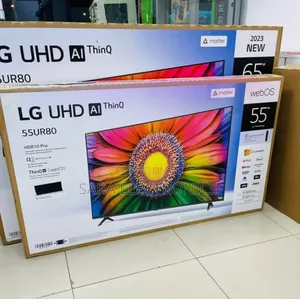 Lg 55" New 2025 Real Smart Tv 10_years Warranty ከ ነፃ ትራንስፖርት ጋር