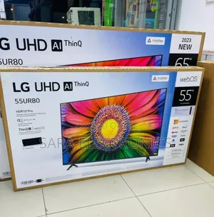 Lg 55" New 2025 Real Smart Tv 10_years Warranty ከ ነፃ ትራንስፖርት ጋር