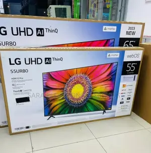 Lg 55" New 2025 Real Smart Tv 10_years Warranty ከ ነፃ ትራንስፖርት ጋር