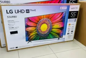Lg 55" New 2025 Real Smart Tv 10_years Warranty ከ ነፃ ትራንስፖርት ጋር