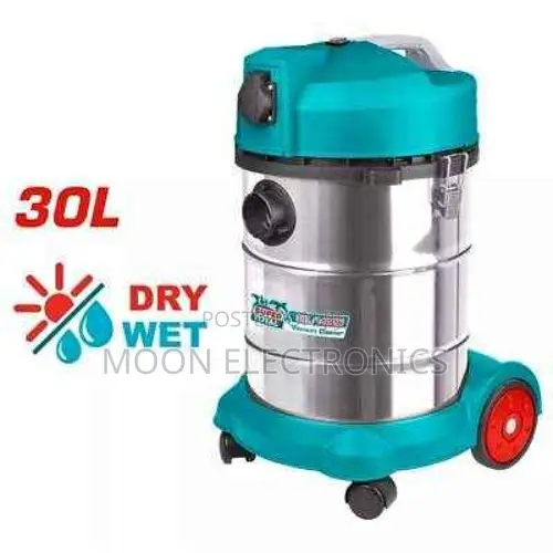 Total 30l Wet Dry Vacuum Cleaner - 1400w Heavy Duty - Model Tvc14301