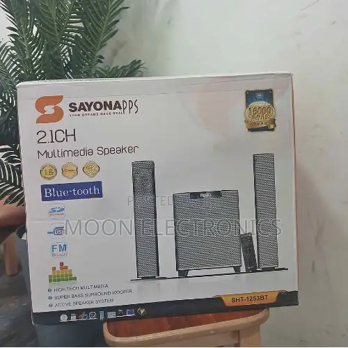 Sayona 2.1 Channel Multimedia Speaker System - Bluetooth Fm